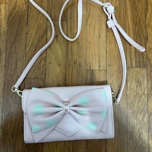 Bow crossbody purse